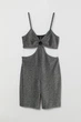 Комбінезон H&M 271005064 S Чорний/Сріблястий - зображення 2