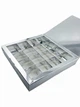 Коробка для конфет серебряная на 16 шт без окна 185х185х30 - изображение 2