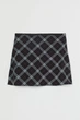 Спідниця H&M 271000044_black 42 Чорний/Білий - зображення 1