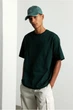 Футболка H&M Loose Fit L темно-зелений 0608945095 - зображення 2
