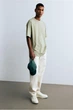 Футболка H&M Loose Fit S фісташковий 1003662065 - зображення 1