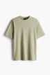Футболка H&M Loose Fit S фісташковий 1003662065 - зображення 5