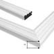 Фоторамка MARCO DECOR 4017 - 64SP 15х20 см, біла - изображение 4