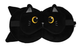 Poduszka z maską do spania iTotal XL2527 Black Cat (8059037072025) - obraz 1