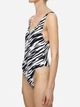 Купальник слитный женский Calvin Klein Underwear 285775163 S Черный/Белый (1159814538) - изображение 10
