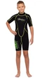 Детский Гидрокостюм 2,5 мм Marlin Malibu Shorty Junior Green/Black 2,5 мм S - изображение 1