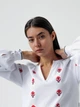 Вышиванка женская с узором Dibrova Астерия DBRS-36-12-wtch 50 Белая (8000000000040) - изображение 5
