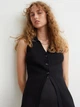 Жилет жіночий H&M 061015262 XS Чорний (KOZ6666000332011) - зображення 3
