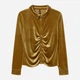 Рубашка женская H&M 061040351 XL Зеленый/Желтый (KOZ6666000335340) - изображение 1