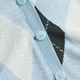 Платье вязаное короткое осеннее теплое женское H&M 061044169_lightblue XS Светло-синий/Ромб (KOZ6666000335463) - изображение 3