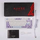 Клавиатура AJAZZ AK820 PURPLE Игровая Проводная Механическая. RGB Подсветка. С Поддержкой HOT-SWAP. Sea Salt Switch. - изображение 4