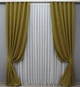 Комплект готових штор VR-Textil Мікровелюр Petek № 1503ш Гірчичний 150х290 см 2 шт (33-0393) - зображення 2
