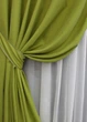 Комплект готових штор VR-Textil Мікровелюр Petek № 1500ш Салатовий 150х270 см 2 шт (33-1043) - зображення 5