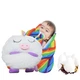 Детский спальный мешок-плюшевая игрушка подушка Единорог Baby sleeping bag Size S WHITE 3в1 - изображение 3