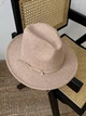 Шерстяная шляпа Федора с декором и цепочкой PEARL WOOL HAT молочная - изображение 6