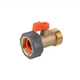 Кран Bradas запірний з внутрішньою і зовнішньою різьбами 3/4", BRASS SOFT, BR-S2232 - изображение 1