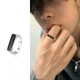 Кольцо с регулируемым размером Snuofo серебристый - изображение 2