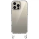 Протиударний Чохол TPU Transparent with Straps для Apple iPhone 14 Pro Max (6.7") Light Pink - зображення 3