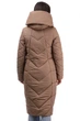 Зимняя женская куртка UF-Fashion Одеяло ромб -RF 50 бежевый - изображение 3