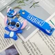 Стич брелок Лило и Стич Lilo Stitch для детей брелок игрушка на ключи, на сумку синий 6 см Q_64 - изображение 3