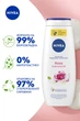 Гель-догляд для душу NIVEA Троянда та мигдалева олія 500 мл (4006000028798/9005800263601) - зображення 4