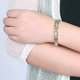 Магнитный браслет с германием Silver-Gold 19 см - изображение 3