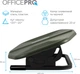 Підставка для ніг регульована OfficePro FR600 Olive-Black - зображення 15