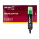 Маркер текстовый розовый Axent 2501-10 Delta 1-5 мм скошенный - изображение 3