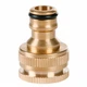 Адаптер латунний 1/2" (3/4") для поливу LOSSO MY-104, перехідник для шланга - зображення 1