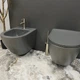 Підвісний унітаз VBI Vulcano grey matt VBI-020410 - зображення 6