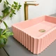 Умывальник (раковина) VBI FLORENTIA PINK MATT накладной - изображение 4