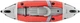 Одноместная надувная байдарка Intex 68303 (305 x 91 x 46 см) Excursion Pro K1 Kayak Red + Алюминиевые весла и ручной насос - изображение 2