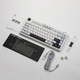 Ігрова Безпровідна Клавіатура AULA F75 White-Blue - зображення 6