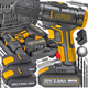 Акумуляторний шуруповерт Majster Polska 20V + 2 батареї 2,8Ач - зображення 2