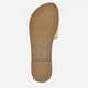 Женские шлепанцы Calvin Klein 896382744 36.5 23.5 см Бежевые (1159814521) - изображение 5