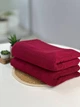 Махровое полотенце банное Osborn Textile 100х150 см Бордо 450г/м2 - изображение 3