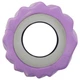 Роллер массажный для рук и ног мфр ролик Zelart Roller 0042 размер 45см Violet-Light Pink - изображение 5
