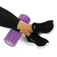 Роллер массажный для рук и ног мфр ролик Zelart Spine Roller 5847 размер 33см Purple - изображение 9