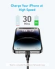Кабель 322 USB-C to Lightning - 1.8m Nylon Black Anker (teh0022035) - зображення 2