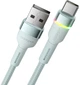 Кабель Essager Colorful LED USB Cable Fast Charging 3A USB-A to Type C 1 м Blue (EXCT-XCD03_1) - изображение 2