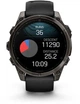 Смарт-часы Garmin Fenix 8 47mm AMOLED Sapphire Carbon Gray DLC Titanium w. Black/Pebble Gray S. Band (010-02904-20/21) - изображение 5