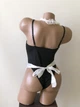 Комплект білизни боді Покоївка еротична білизна костюм Sexy XS/S чорний (3-141) - зображення 6
