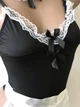 Комплект білизни боді Покоївка еротична білизна костюм Sexy XS/S чорний (3-141) - зображення 8