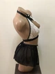 Комплект білизни Покоївка еротична білизна костюм Sexy XS/S черный (3-143) - зображення 6