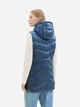 Теплый жилет удлиненный женский Tom Tailor 1041490-26779 XS Синий (4067672781329) - изображение 2