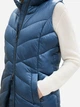 Теплый жилет удлиненный женский Tom Tailor 1041490-26779 XS Синий (4067672781329) - изображение 5