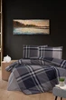 Двоспальний Євро комплект First Choice Veldor navy blue Фланель - зображення 1