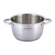 Кастрюля с крышкой Kamille 2.0л из нержавеющей стали и полыми ручками для индукции и газа KM-4901 - изображение 2