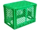 Ящик пластиковий (600х400х420) перфорований, зелений - зображення 4