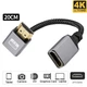 Кабель переходник удлинитель HDMI Male - HDMI Female 4К 2K 60Hz, 20 см (UP) (48662) - изображение 2
